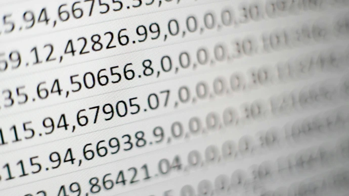 white printing paper with numbers
